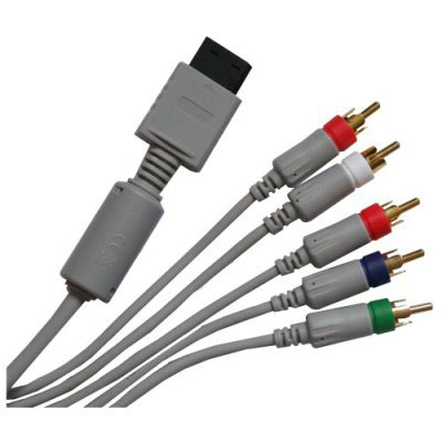  Component on Nintendo Wii Gold Plated Hdtv Component Cable Av Lead   Ebay