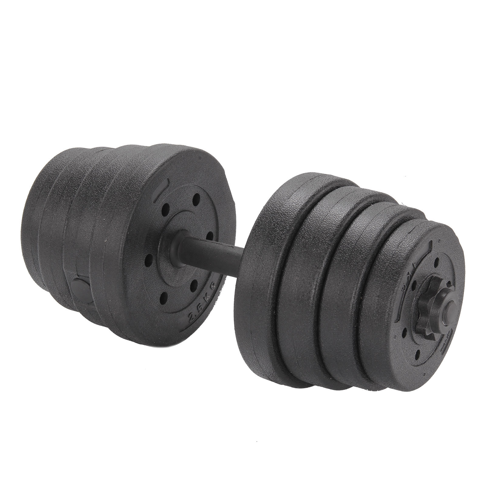 Deluxe 30Kg Dumbbells Pair of Weights Barbell/Dumbells Body Building ...