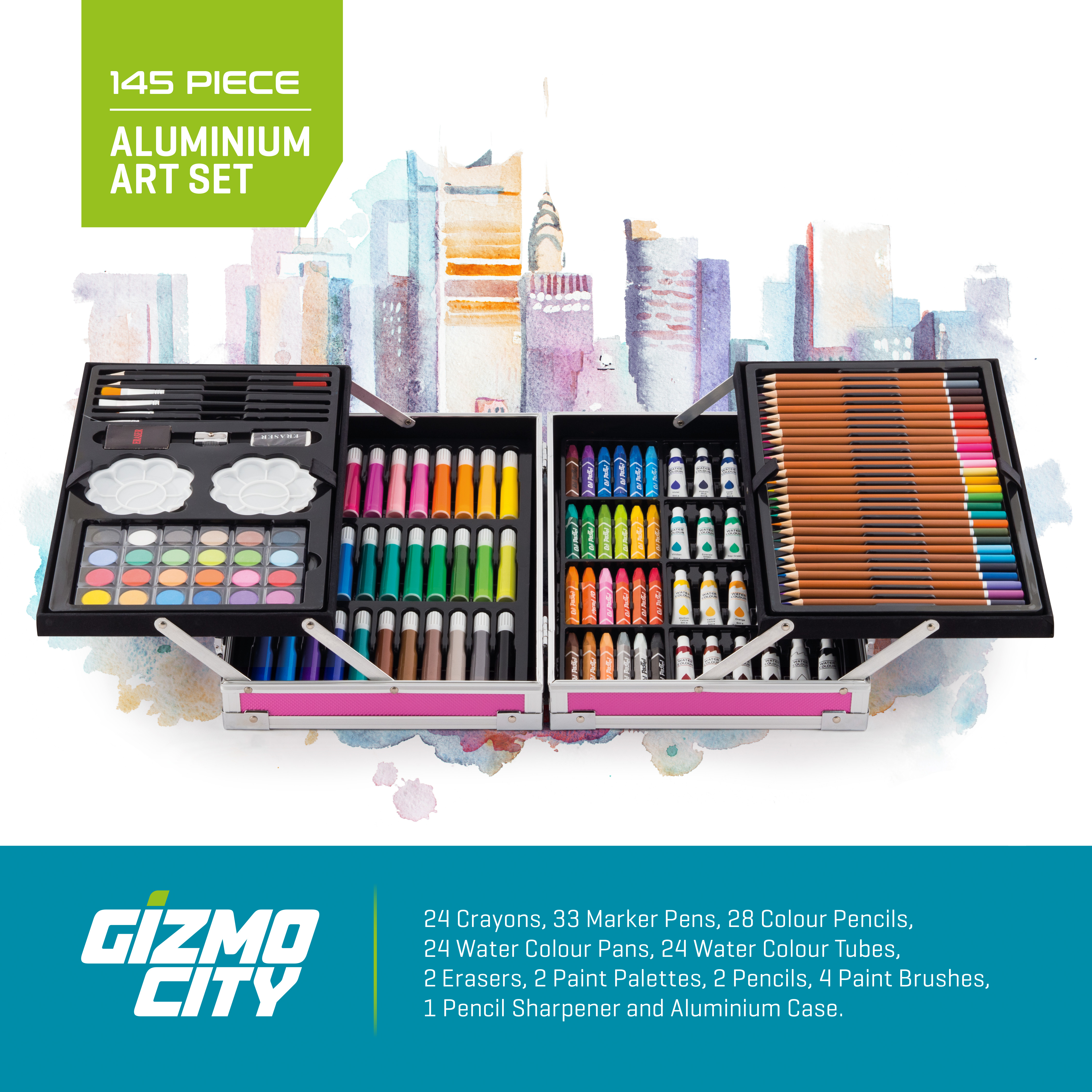 Buy Wholesale China 258pcs Plastic Children Painting Artist Stationery  Colour Pencil Art Set Drawing Art Box For Kids & Art Set at USD 6.75