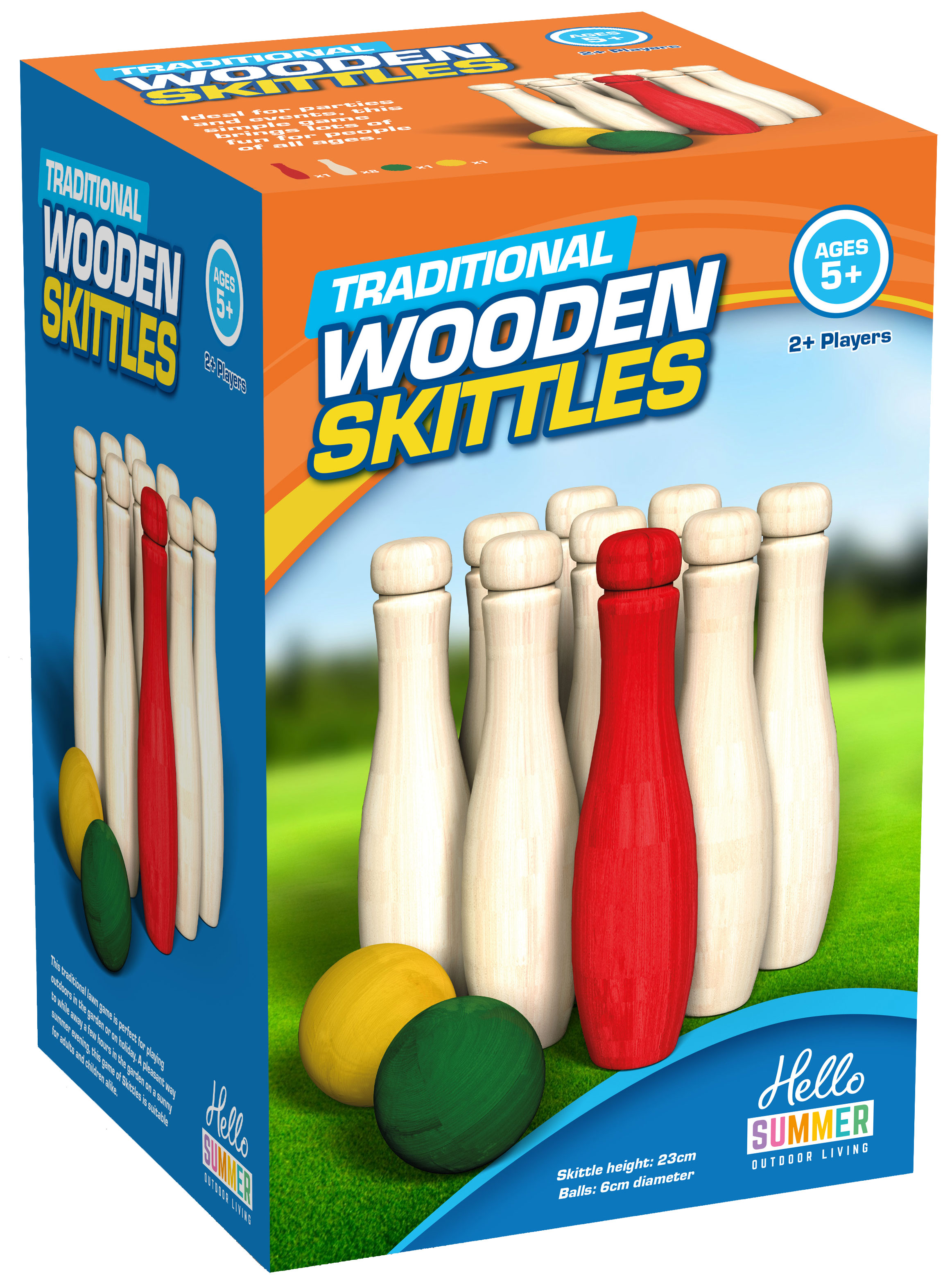 Wooden Skittles Garden Game Outdoor Indoor Skittle Bowls Pin Bowling Large Size 5050796005494 Ebay 4549