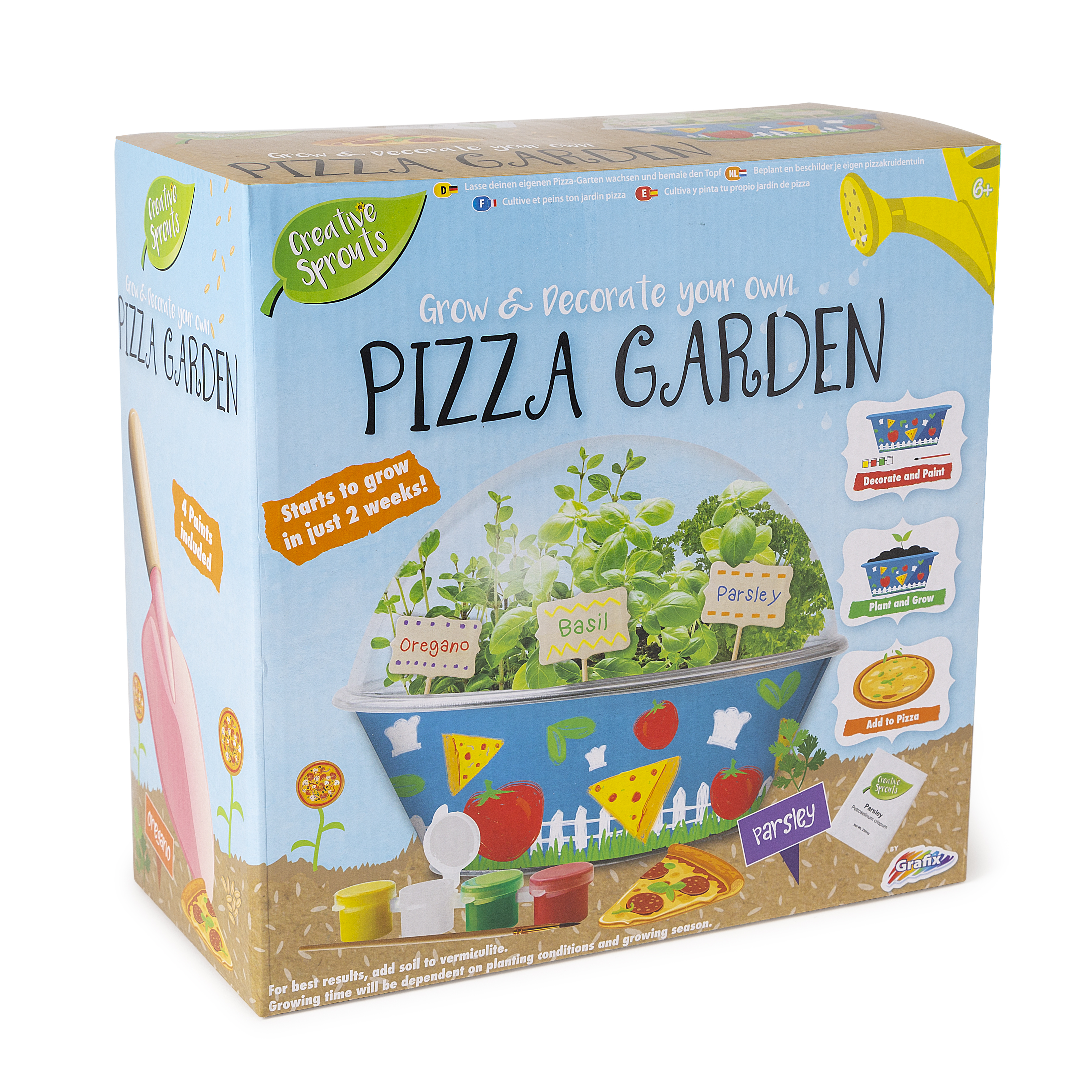 Grow Your Own Pizza Herb Garden Craft Educational Kit For Pizza