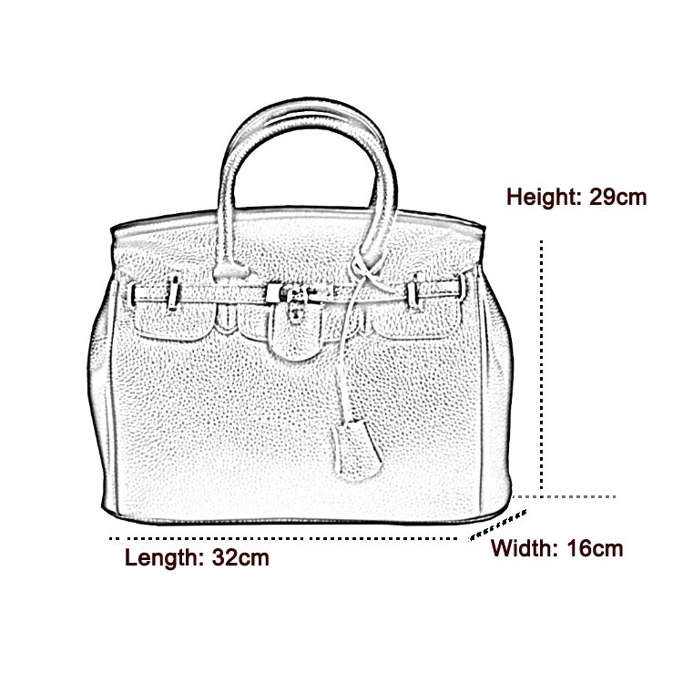 Hollywood Posh Design PU Leather Satchels Ladies Tote Boston Purse Bag ...